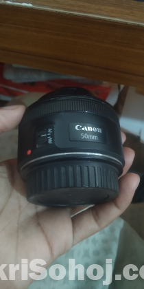 Canon 50mm 1.8 STM prime lens.